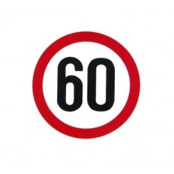 samolepka rychlost 60km
