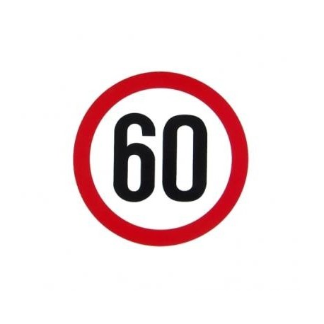 samolepka rychlost 60km