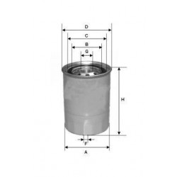 palivový filtr CLE DN-811 / CLEAN /