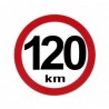 samolepka rychlost 120km