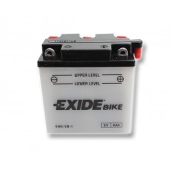 motobaterie 6V-6Ah , 6N6-3B-, 40A(EN), EXIDE, FIAMM