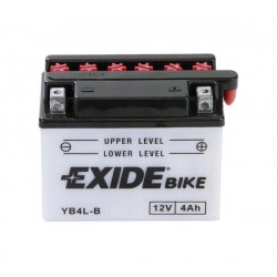 motobaterie 12V-4Ah, 50A(EN), FB4L-B, EXIDE, FIAMM