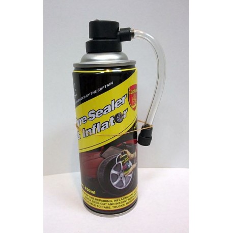 plnič pneu opravný sprey 450ml Captain