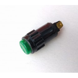 kontrolka KULATÁ na žárovku 12/24V / ZELENÁ /