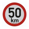 samolepka rychlost 50km pr. 200mm, REFLEXNÍ