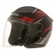 přilba moto Magnum, CASSIDA - ČR (černá matná)