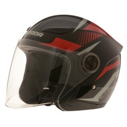 přilba moto Magnum, CASSIDA - ČR (černá matná)