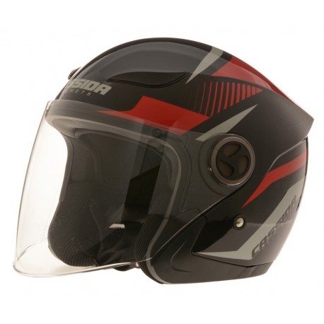 přilba moto Magnum, CASSIDA - ČR (černá matná)