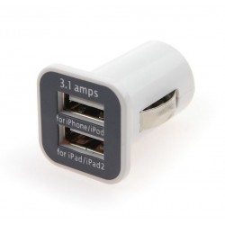 rozdvojka zapalovače 2x USB , 3,1A