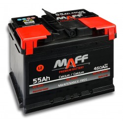 autobaterie MAFF 12V / 55 Ah , EN 460A