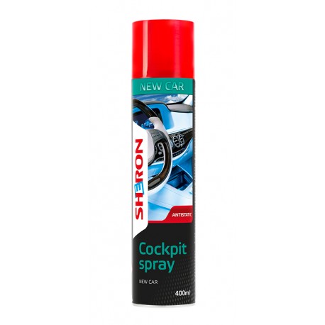 SHERON Cockpit spray 400ml, NEW CAR