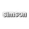 nálepka nádrže bílá SIMSON