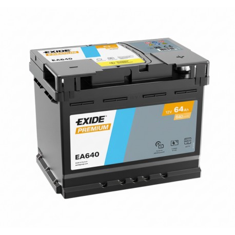 autobaterie EXIDE 12V / 64Ah, EN 640A Premium
