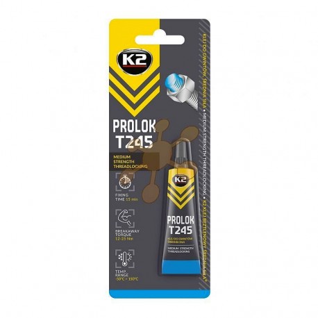 zajištění šroubů BLUE, 6ml, K2 PROLOK MEDIUM 243