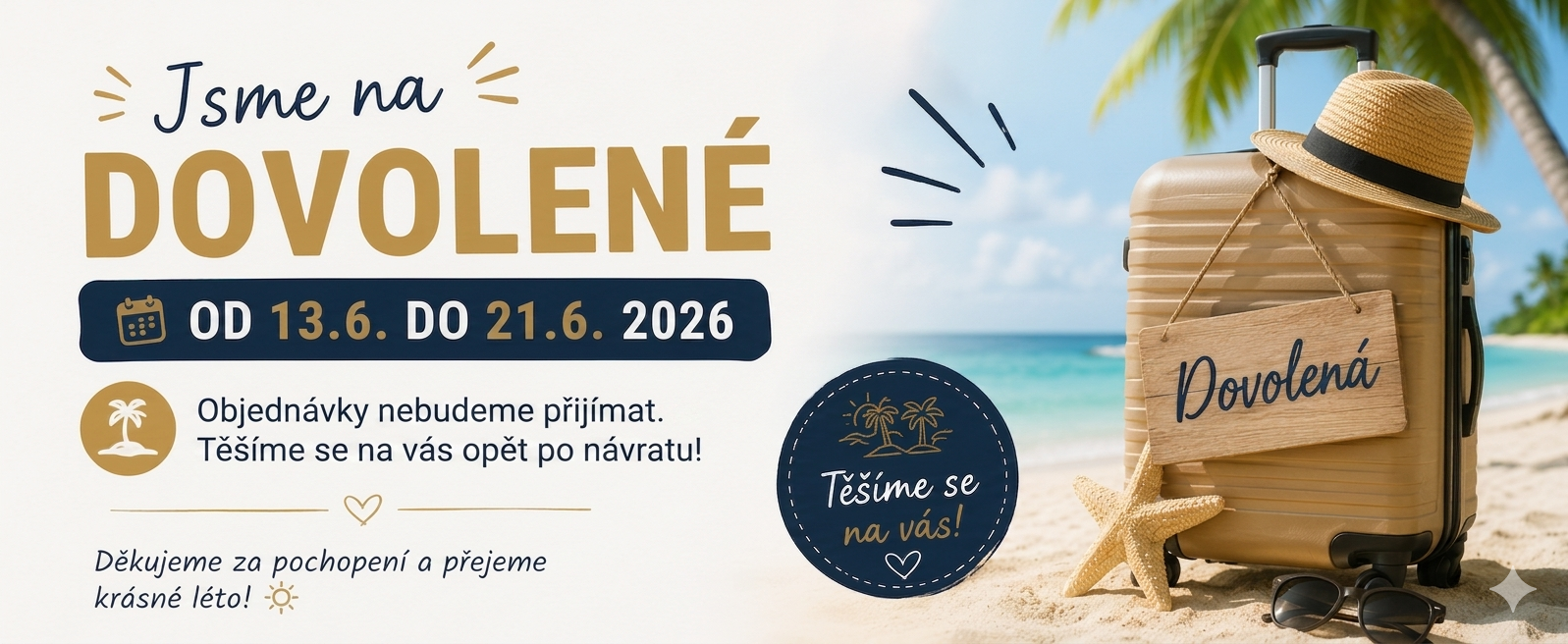 Dovolen&aacute; - Zavřeno